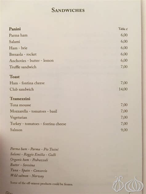 marchesi 1824 menu.